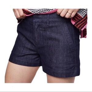 Ann Taylor LOFT Riviera Denim Short Dark Wash Size 14 NWT